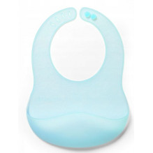 BabyOno Silicone Bib Ultrathin Blue