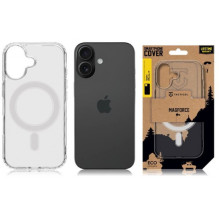 Taktinis „MagForce“ dėklas iPhone 17 telefonui, permatomas Taktinis „MagForce“ dėklas iPhone 17 telefonui, permatomas