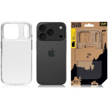 Taktinis „TPU dėklas iPhone 17 Pro Max“ permatomas Taktinis „TPU dėklas iPhone 17 Pro Max“ permatomas