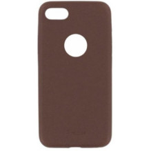 Tellur "Slim Synthetic Leather Back Case iPhone 8" Brown