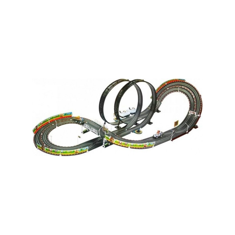 LEAN Sport Mario Racing Track with 2 cars - 452cm