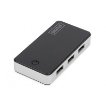 DIGITUS DA-70231 Hub USB 3.0 Black