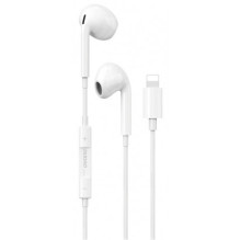 Dudao X14PROL-W1 ausinės su „Lightning“ jungtimi, baltos Dudao X14PROL-W1 ausinės su „Lightning“ jungtimi, baltos