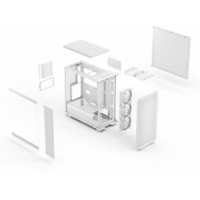 Fractal Design Epoch TG RGB Clear Tint White (originali)