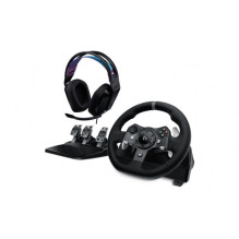 Logitech G920 Driving Force USB for Xbox Series X, S, One and PC + G335 Black