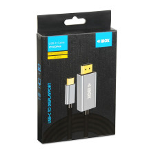 „iBox ITVCDP4K“ vaizdo kabelio adapteris 1,8 m USB C tipo DisplayPort juodas „iBox ITVCDP4K“ vaizdo kabelio adapteris 1,8 m USB C tipo DisplayPort juodas