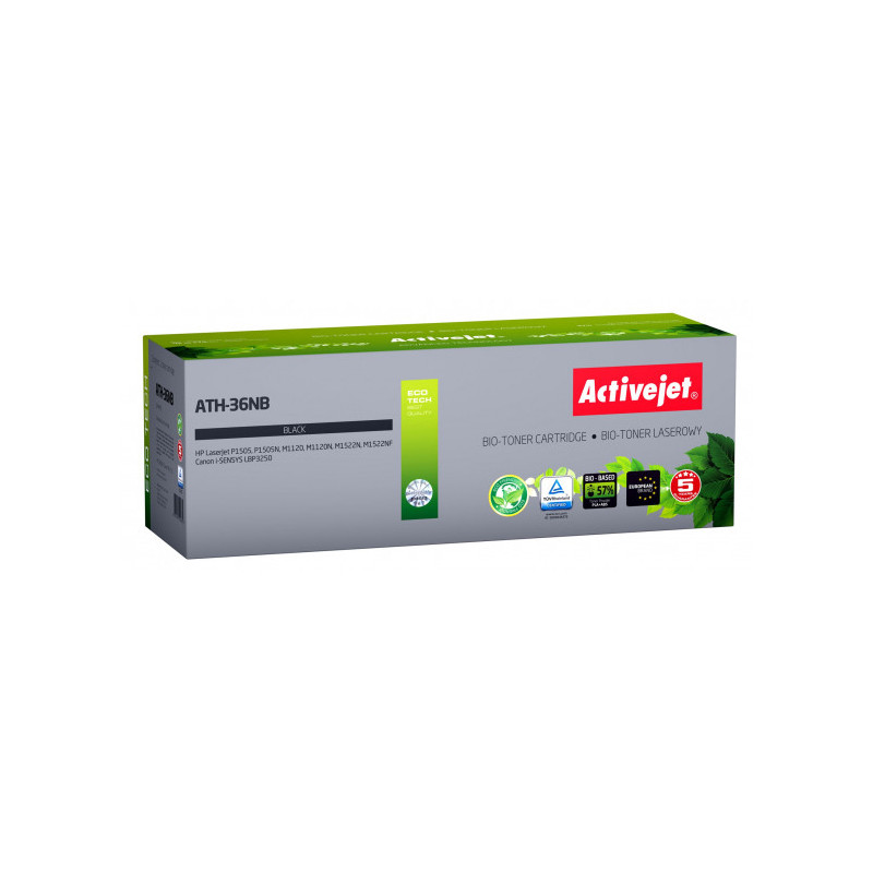 „ActiveJet 36A CB436A / CRG-713“ juodos spalvos alternatyva