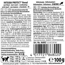 ANIMONDA Integra Protect Renal Beef - wet cat food - 100g