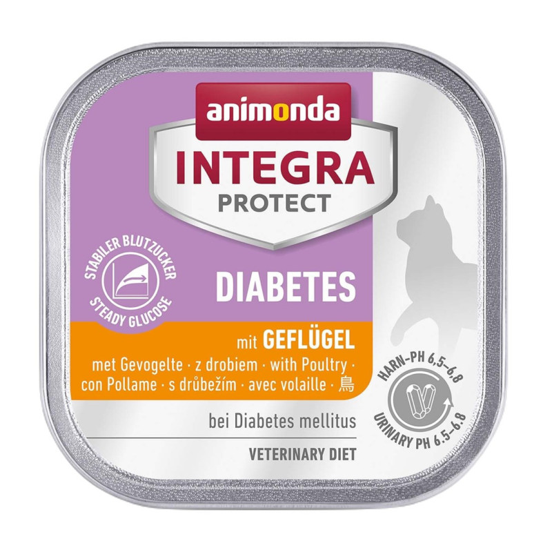 ANIMONDA Integra Protect Diabetes vištienos ėdalas katėms, 100 g