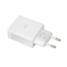 Sieninis įkroviklis iBOX C-36 GaN PD20W, baltas Sieninis įkroviklis iBOX C-36 GaN PD20W, baltas