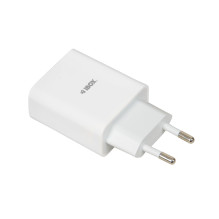 Sieninis įkroviklis iBOX C-36 GaN PD20W, baltas Sieninis įkroviklis iBOX C-36 GaN PD20W, baltas