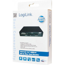 Logilink Internal 3.55'' USB2.0 Black