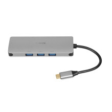 iBox IUH3RJ4K interface hub USB Type-C 5000 Mbit / s Silver iBox IUH3RJ4K interface hub USB Type-C 5000 Mbit / s Silver