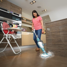 „Black Decker BHSM1610DSM“ nešiojamas garinis valytuvas, 0,5 l, 1600 W, vandens spalvos, balta „Black Decker BHSM1610DSM“ nešiojamas garinis valytuvas, 0,5 l, 1600 W, vandens spalvos, balta