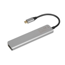 „iBox IUH3SL4K“ sąsajos šakotuvas USB C tipo 5000 Mbps sidabrinis „iBox IUH3SL4K“ sąsajos šakotuvas USB C tipo 5000 Mbps sidabrinis