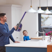 „Black Decker BHHV520BFP“ rankinis dulkių siurblys, juodas, violetinis, be maišelio