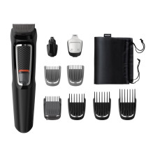 „Philips MULTIGROOM Series 3000“ 9 įrankiai, 9 viename, veidui ir plaukams