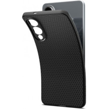 „Spigen“ „Liquid Air“ dėklas „Galaxy S25 Edge“ matinės juodos spalvos