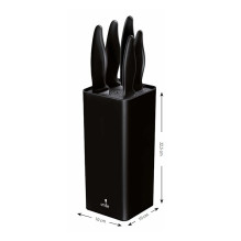 Smile SNS-6 6-piece block knife set black Smile SNS-6 6-piece block knife set black