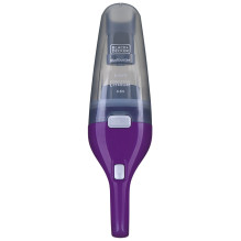 „Black Decker NVC115W“ rankinis dulkių siurblys pilkas, violetinis be maišelio „Black Decker NVC115W“ rankinis dulkių siurblys pilkas, violetinis be maišelio