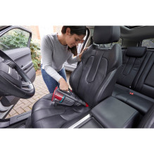 „Black Decker BHHV315J-QW“ rankinis dulkių siurblys, juodas, raudonas, be maišelio „Black Decker BHHV315J-QW“ rankinis dulkių siurblys, juodas, raudonas, be maišelio