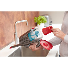 „Black Decker BHHV315J-QW“ rankinis dulkių siurblys, juodas, raudonas, be maišelio „Black Decker BHHV315J-QW“ rankinis dulkių siurblys, juodas, raudonas, be maišelio