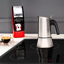Bialetti Venus box Moka puodas 0,2 l sidabrinis