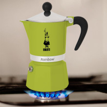 Bialetti Rainbow 0,27 l aliuminis, termoplastas