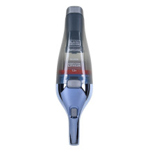 „Black Decker NVC220WBC“ rankinis dulkių siurblys mėlynas, chromuotas, be maišelio