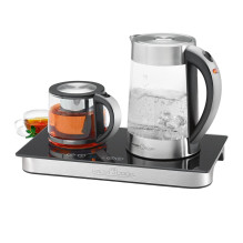 ProfiCook PC-TKS 1056 elektrinis virdulys 1,7 l juodas, nerūdijantis plienas, permatomas