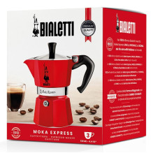 Bialetti Moka Express Moka puodas Raudonas Bialetti Moka Express Moka puodas Raudonas