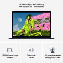 Apple MacBook Air 15.3 Retina M5 16GB 512SSD RU Midnight Z1LW000BP Apple MacBook Air 15.3 Retina M5 16GB 512SSD RU Midnight Z1LW000BP