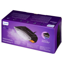 „Philips DST7511/80“ lygintuvas, sausas ir garinis lygintuvas, „SteamGlide Elite“ padas, 3200 W, juoda