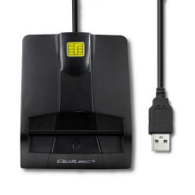 „Qoltec 50634“ išmanusis ID kortelių skaitytuvas SCR-0634, USB C tipo „Qoltec 50634“ išmanusis ID kortelių skaitytuvas SCR-0634, USB C tipo