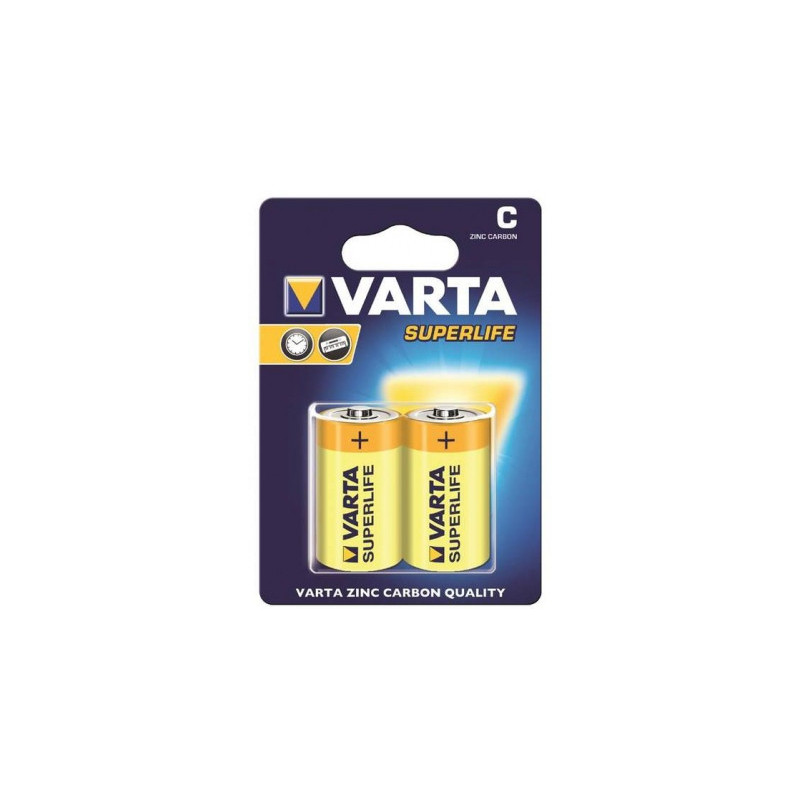 Varta Superlife R14 (C tipo) 2 vnt. pakuotė