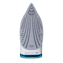 Philips 3000 series DST3040 / 70 iron Steam iron Ceramic soleplate 2600 W Blue Philips 3000 series DST3040 / 70 iron Steam iron Ceramic soleplate 2600 W Blue