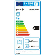 Viryklė GORENJE GECS6C70WC Viryklė GORENJE GECS6C70WC