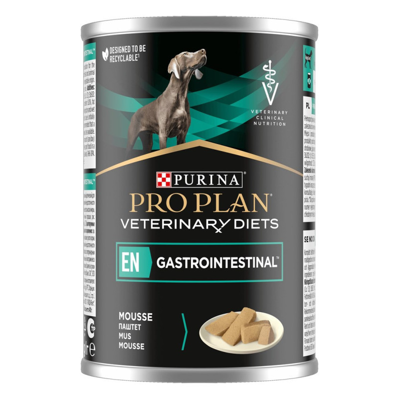 PURINA Pro Plan Veterinary Diets Canine Mousse EN Gastrointestinal - šlapias šunų ėdalas - 400 g