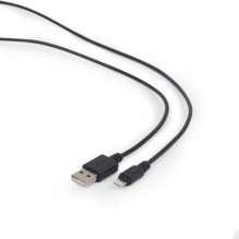 Gembird CC-USB2-AMLM-1M lightning cable Black Gembird CC-USB2-AMLM-1M lightning cable Black