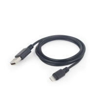 Gembird CC-USB2-AMLM-1M lightning cable Black Gembird CC-USB2-AMLM-1M lightning cable Black