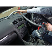 „Black Decker PD1200AV-XJ“ rankinis dulkių siurblys pilkas, oranžinis be maišelio