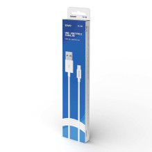 Savio CL-125 USB kabelis USB 2.0 1 m USB A USB C baltas