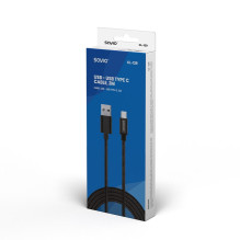 Savio CL-129 USB cable 2 m USB 2.0 USB A USB C Black Savio CL-129 USB cable 2 m USB 2.0 USB A USB C Black