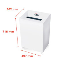 HSM Pure 530 shredder, 80 l, 3,9 mm HSM Pure 530 shredder, 80 l, 3,9 mm