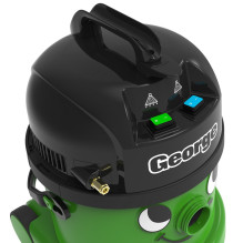 Numatic GVE370-2 dulkių siurblys 1200 W Cilindrinis dulkių siurblys Sausam ir šlapiam valymui Su maišeliu 15 l