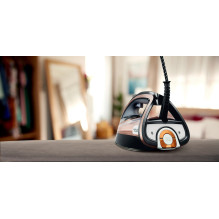 Tefal Ultimate Pure FV9845 lygintuvas Sausas ir garinis lygintuvas „Durilium Autoclean“ padas 3200 W Juoda, Vario spalvo
