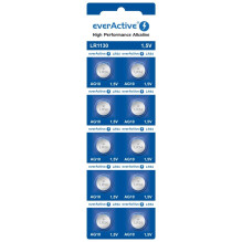 Mini šarminės baterijos „everActive G10 LR1130 LR54“ 10 vnt.
