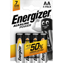 ENERGIZER ŠARMINĖS AA LR6 ELEMENTAI, 4 VNT.