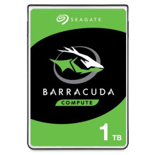 „Seagate BarraCuda“ vidinis kietasis diskas, 1 TB, 5400 RPM, 128 MB, 2,5', Serial ATA III (ST1000LM048)