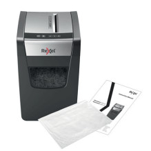 Rexel Momentum X410-SL dokumentų smulkintuvas, kryžminis, juodas, pilkas